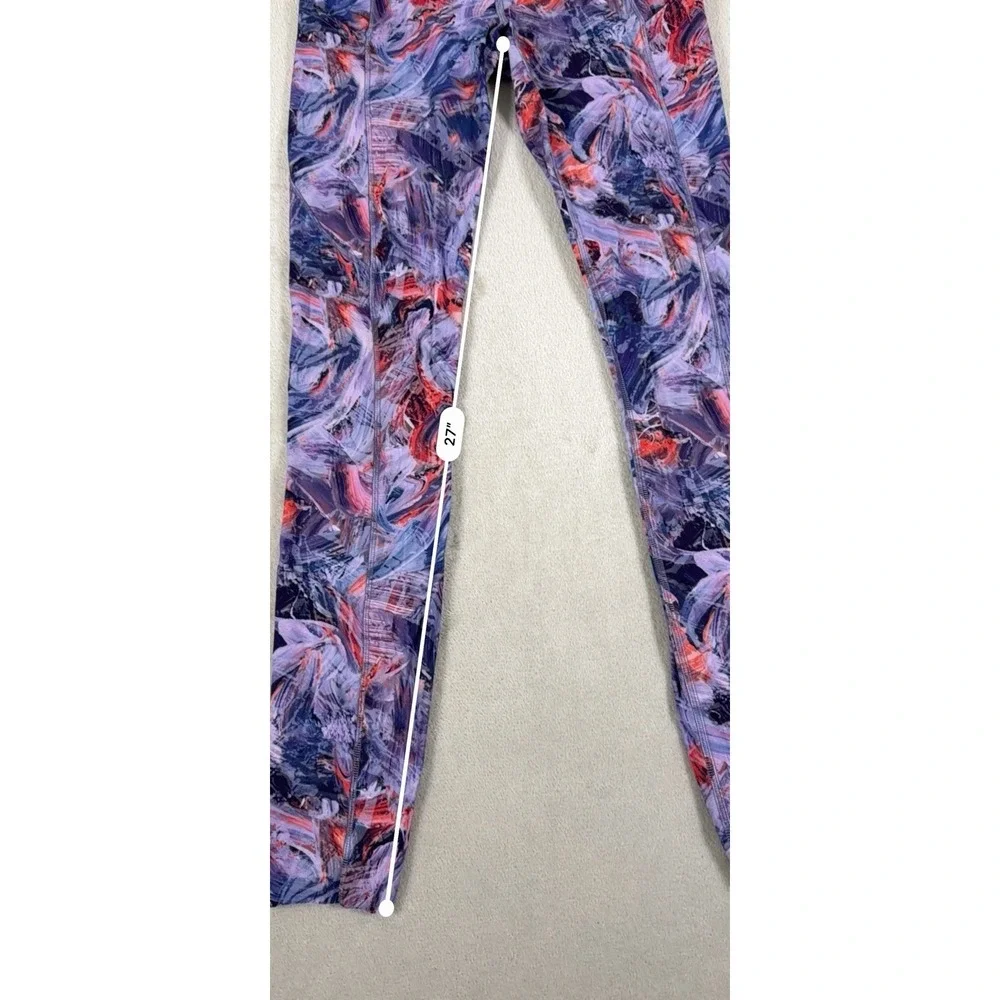 Lululemon Fast And Free High-Rise Tight 28' In Abstract Brushstroke Size 4